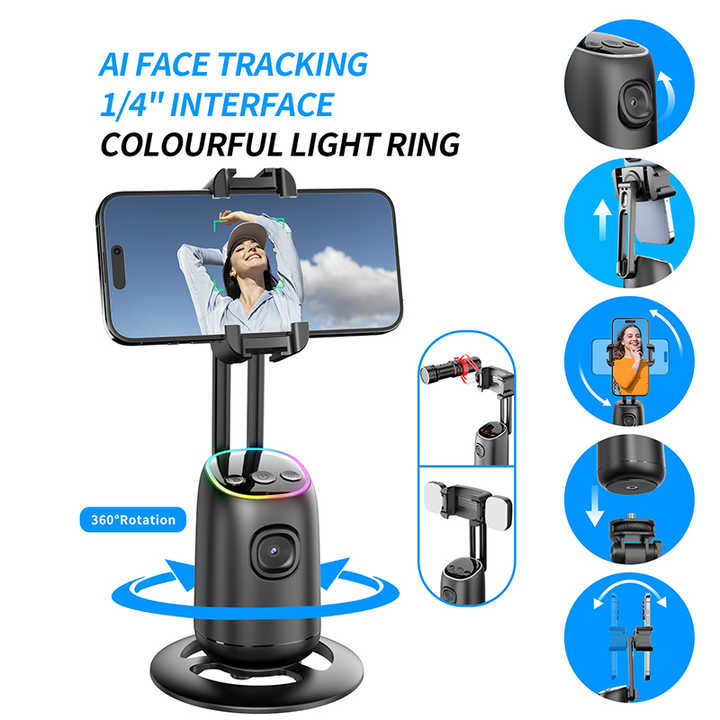 Intelligent Tracker auto rotatable mobile stand
